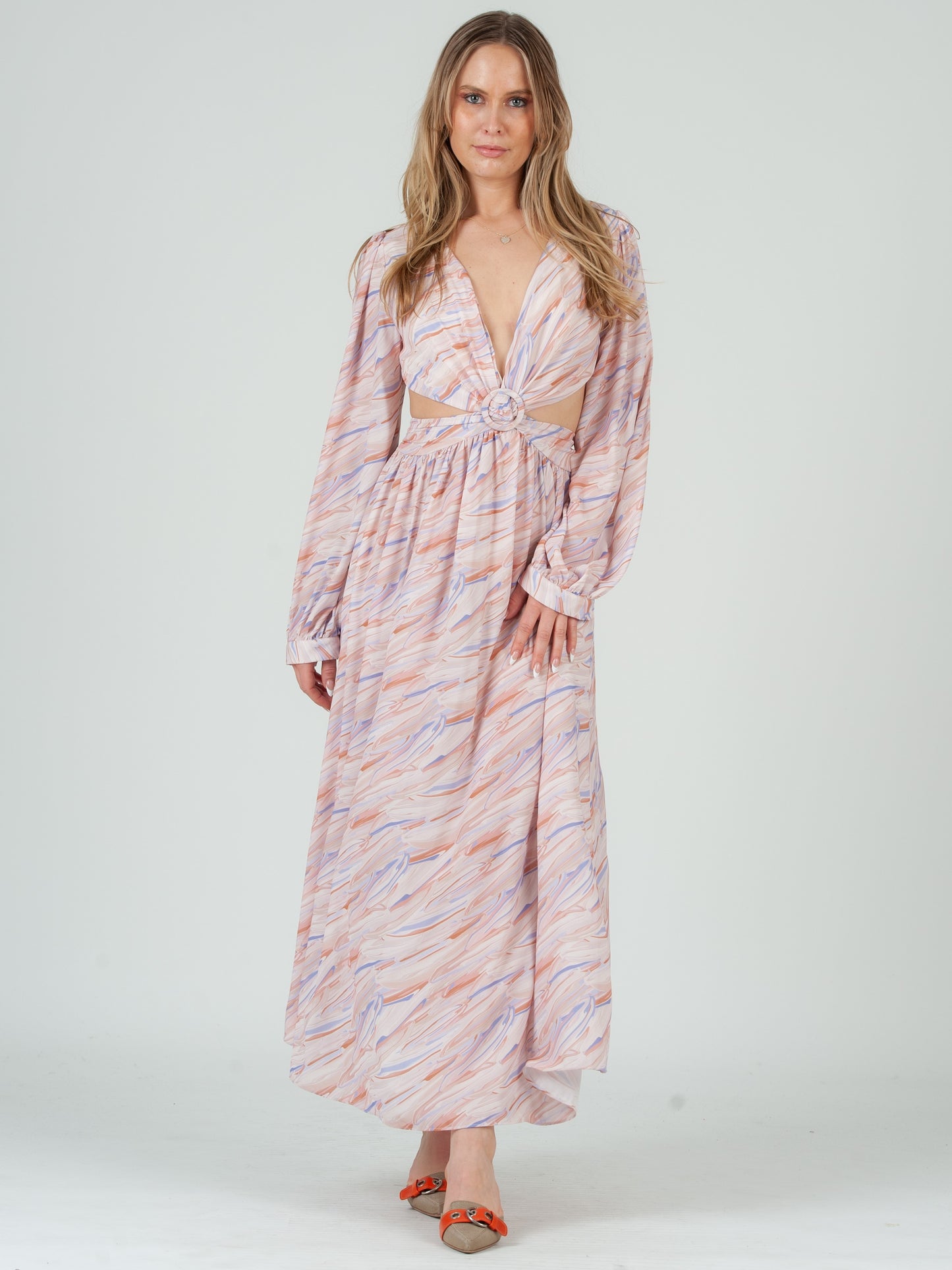 PRINTED MAXI DRESS