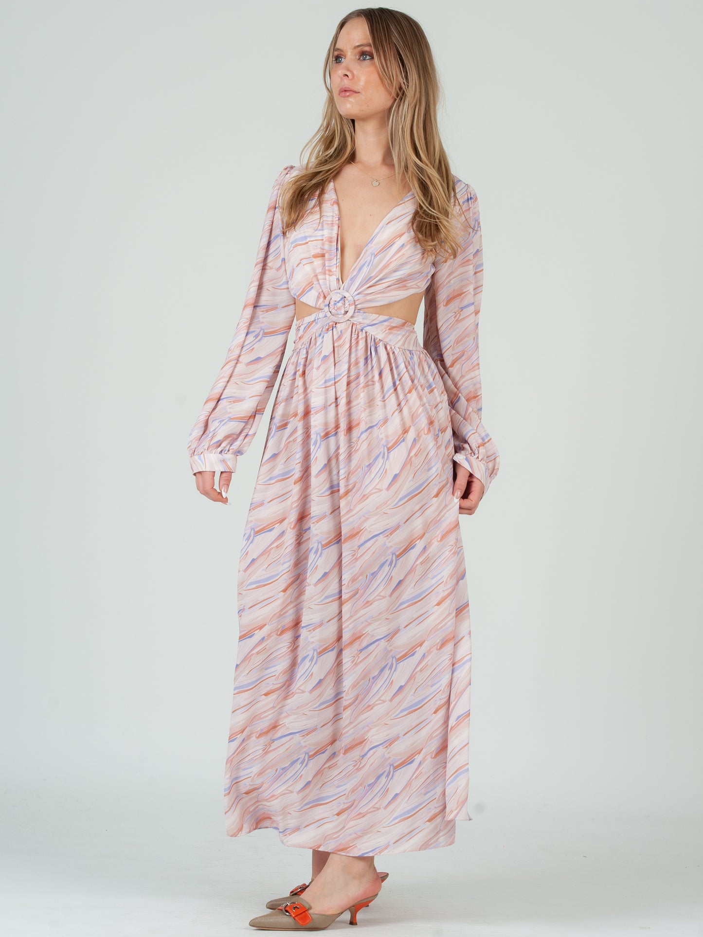 PRINTED MAXI DRESS