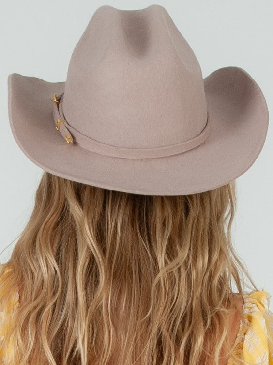 PORTER WESTERN WOOL HAT-CEYLON