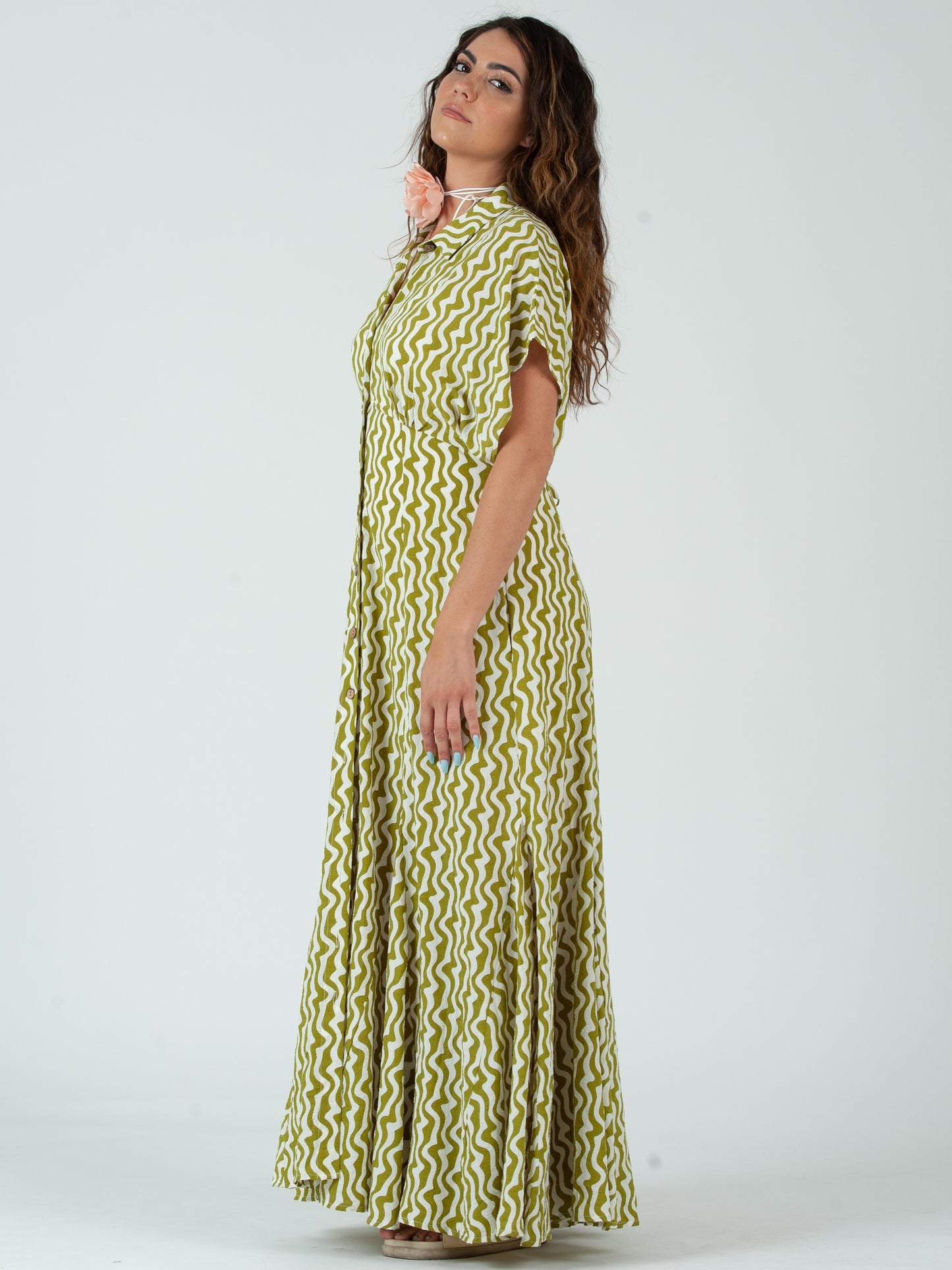 GREEN MAXI DRESS