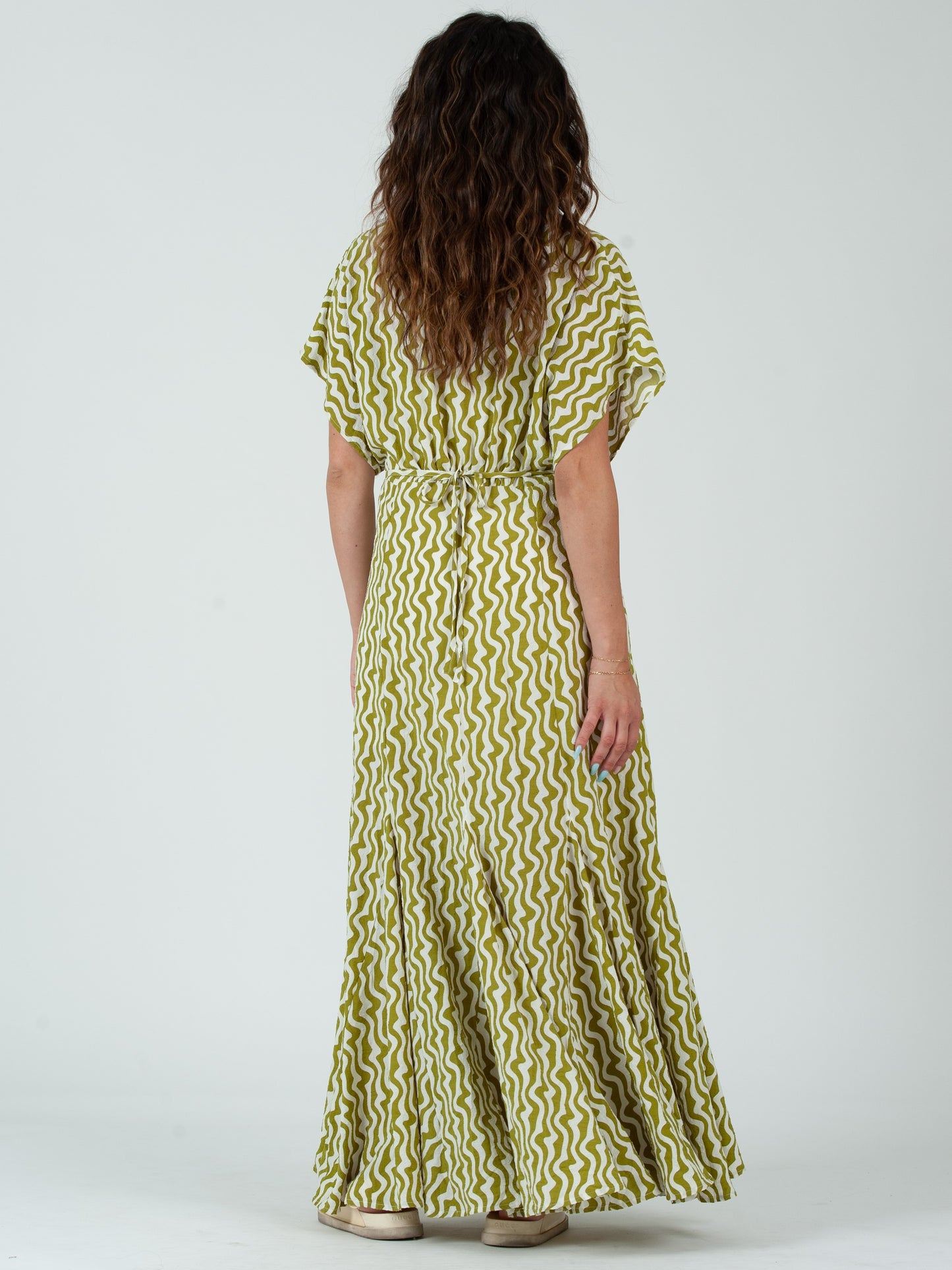 GREEN MAXI DRESS