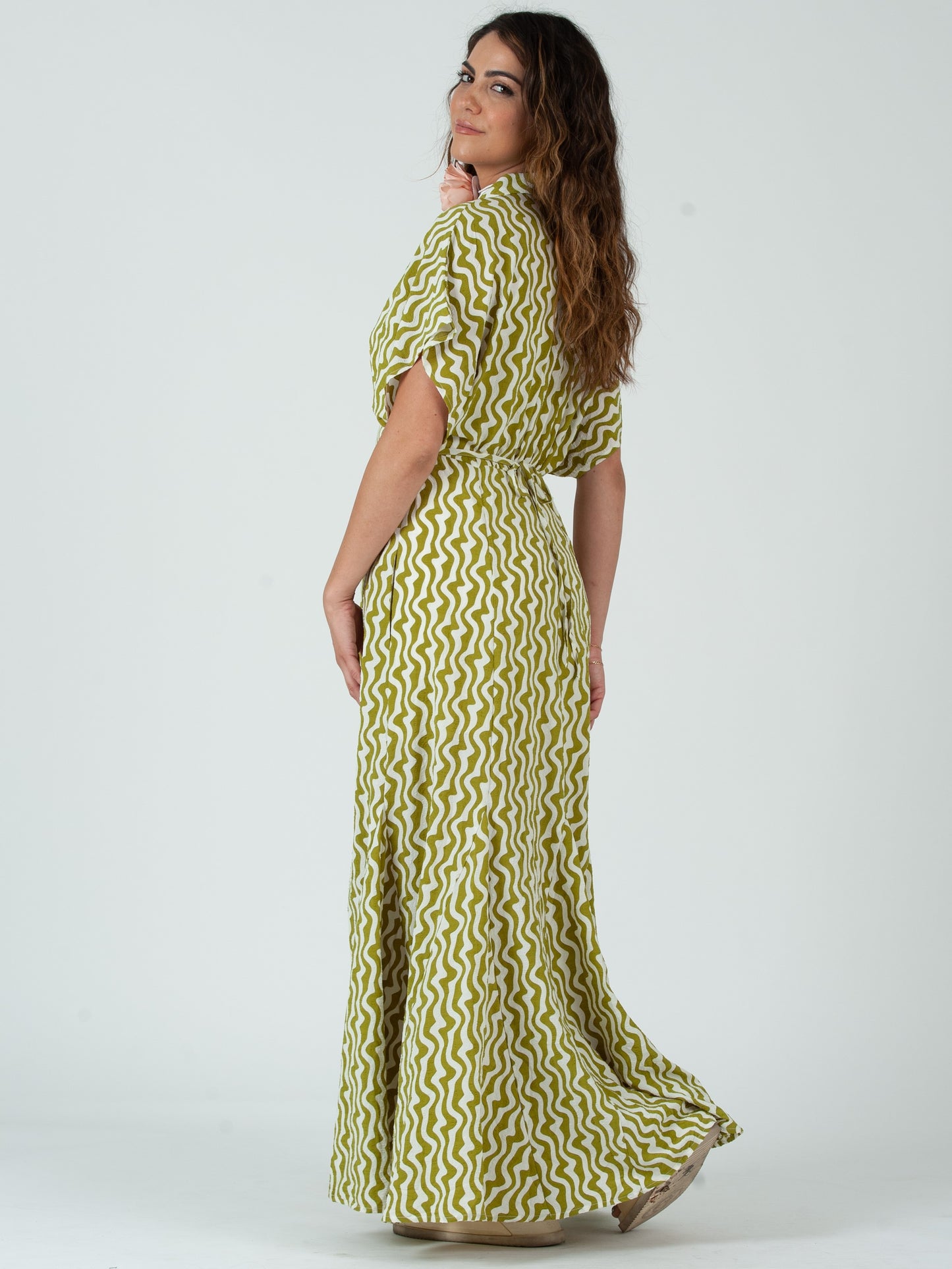 GREEN MAXI DRESS