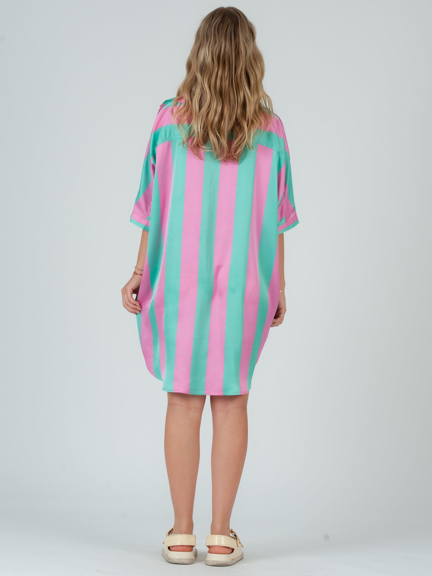 STRIPED SHIRTDRESS