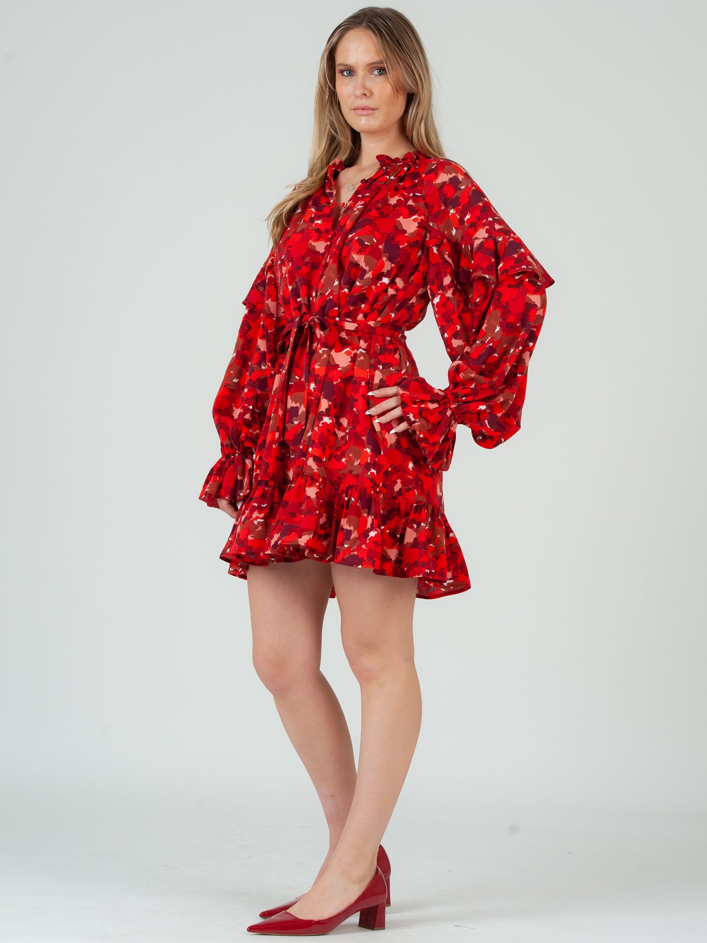 Women's Abstract Printed Dress