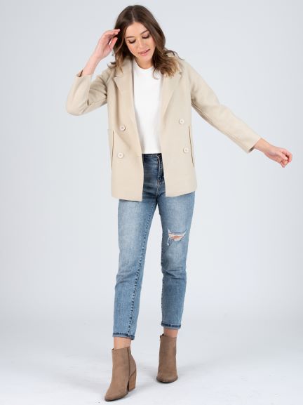 WESTRIDGE BLAZER JACKET-IVORY