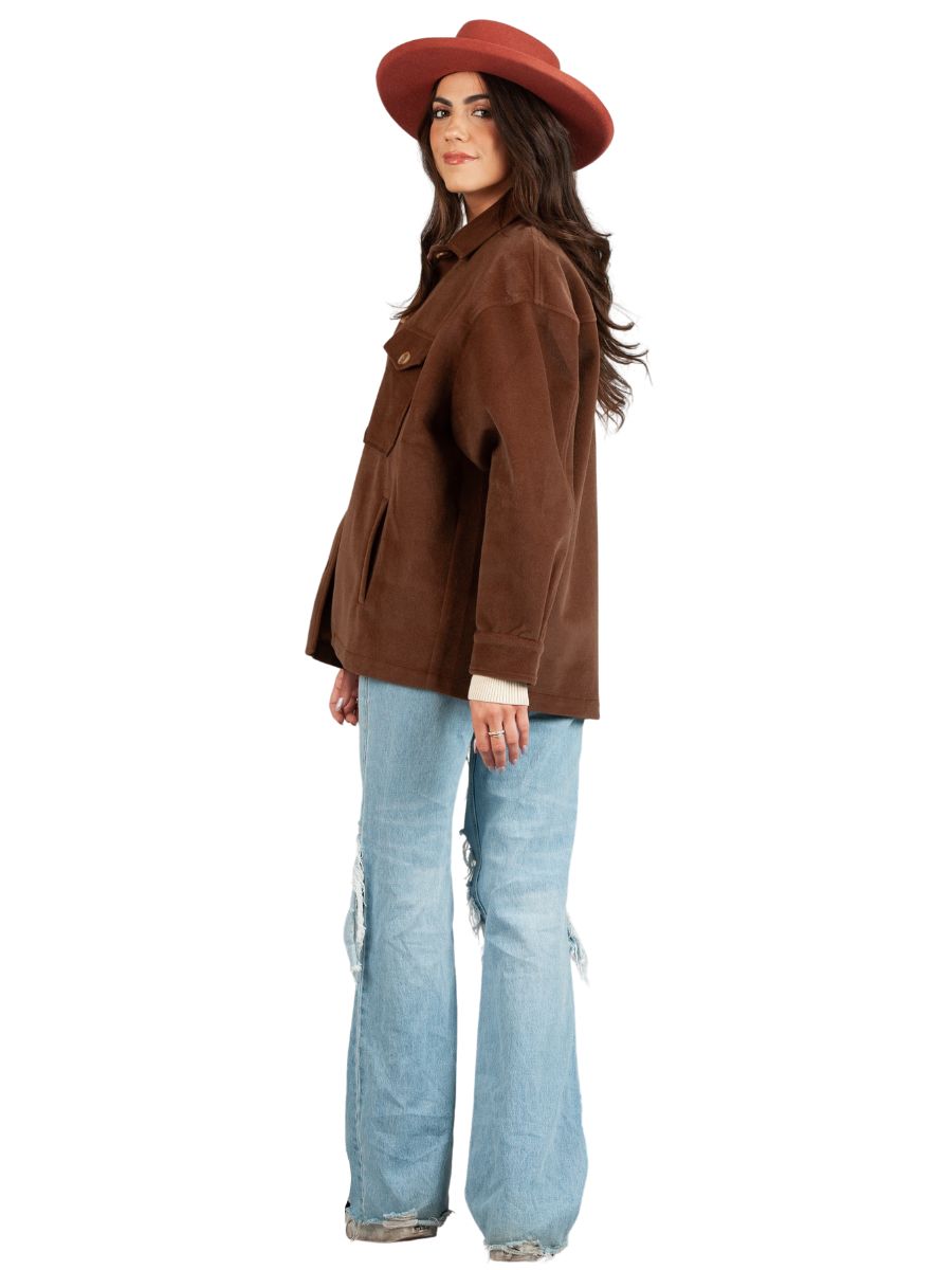 Women's Solid Shacket