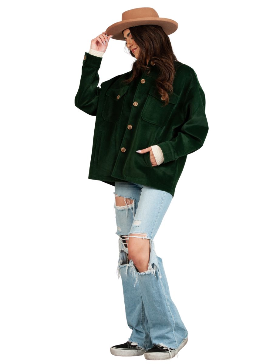 Women's Solid Shacket