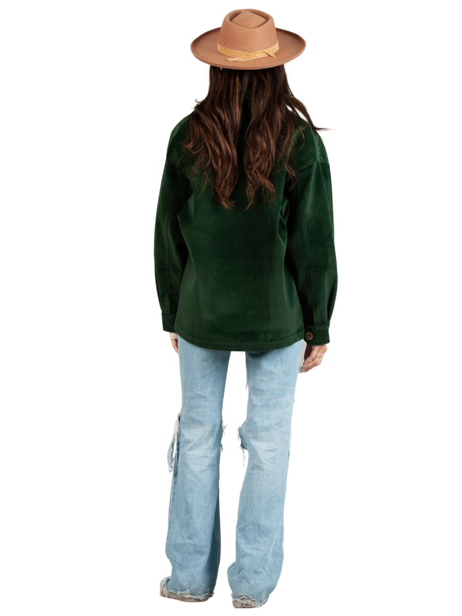 Women's Solid Shacket