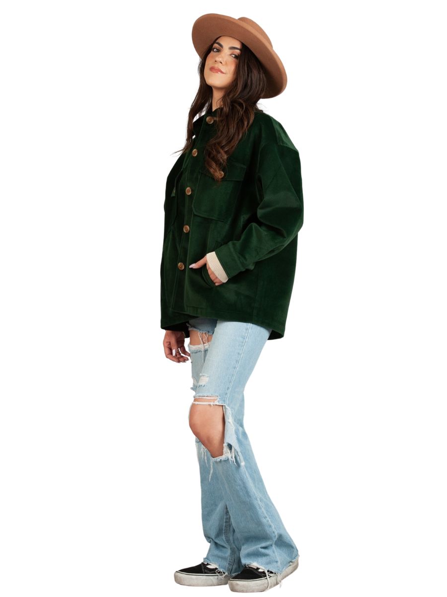 Women's Solid Shacket