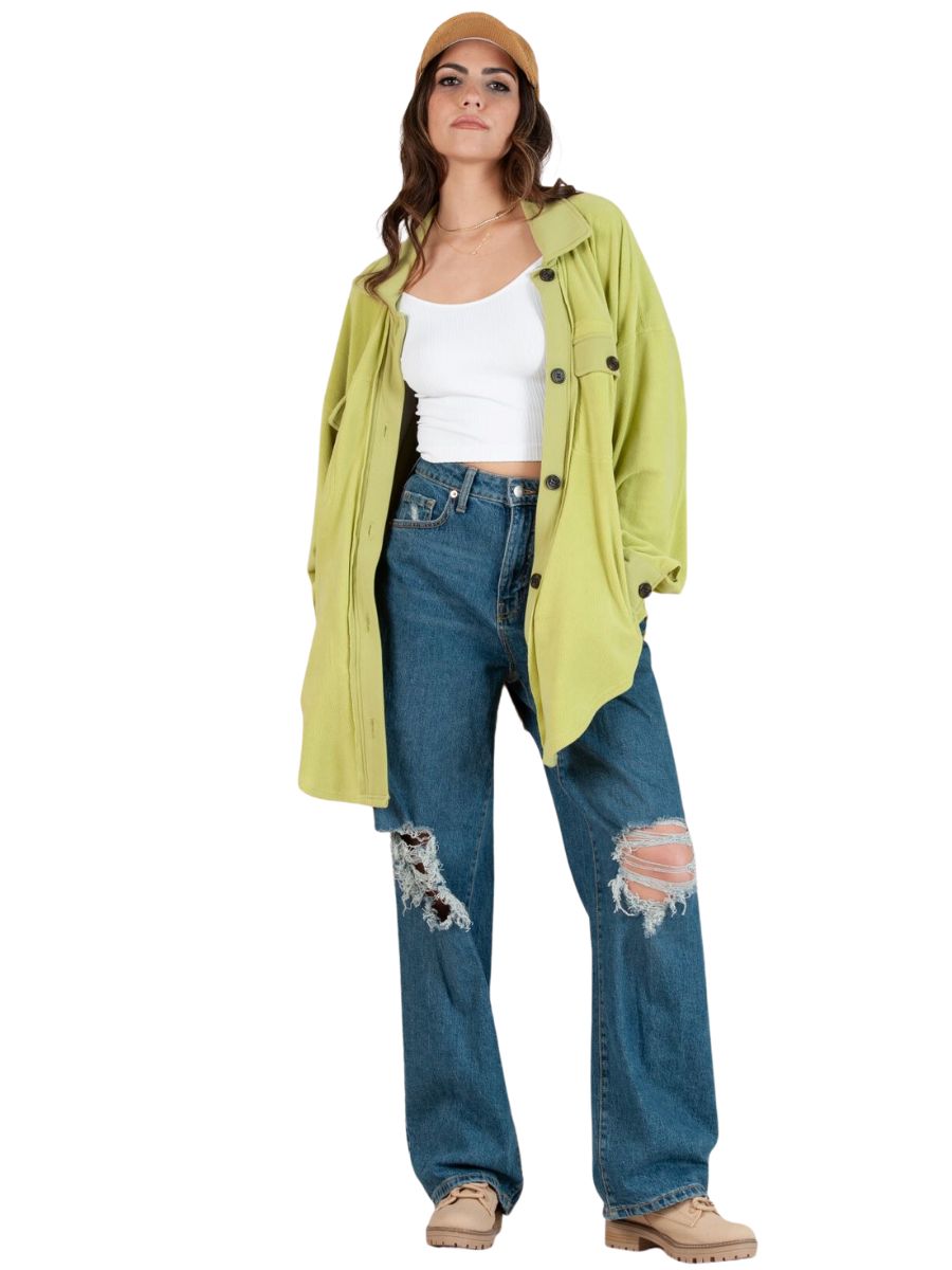 CALLIE SLOUCHY SHACKET-LIME