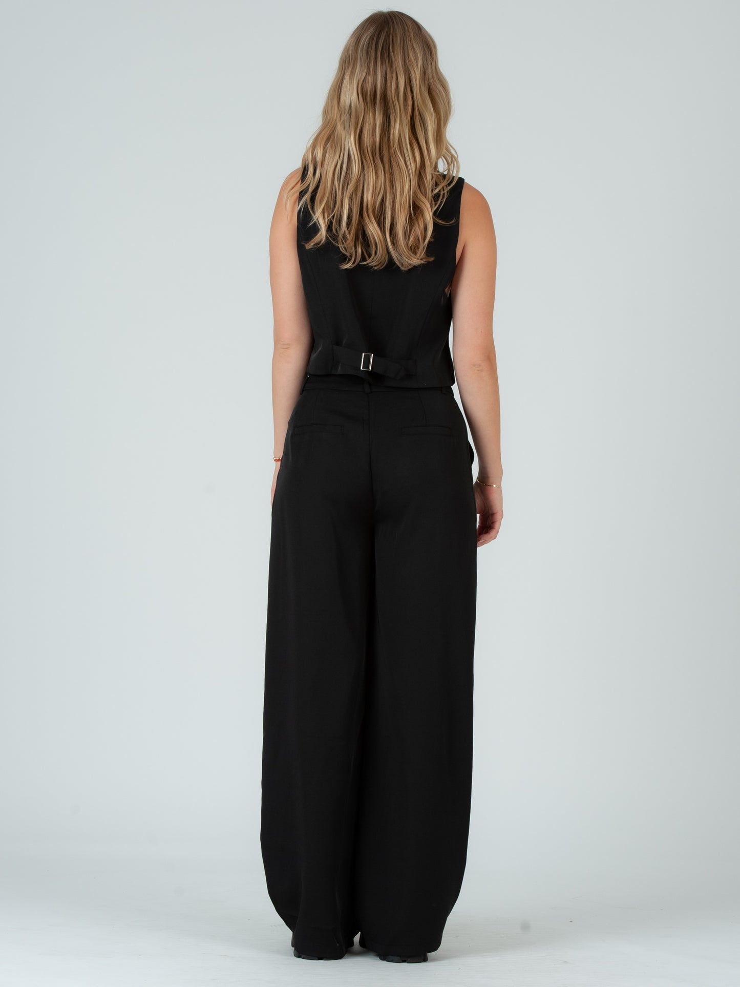 CLASSIC VEST SUIT SET-BLACK