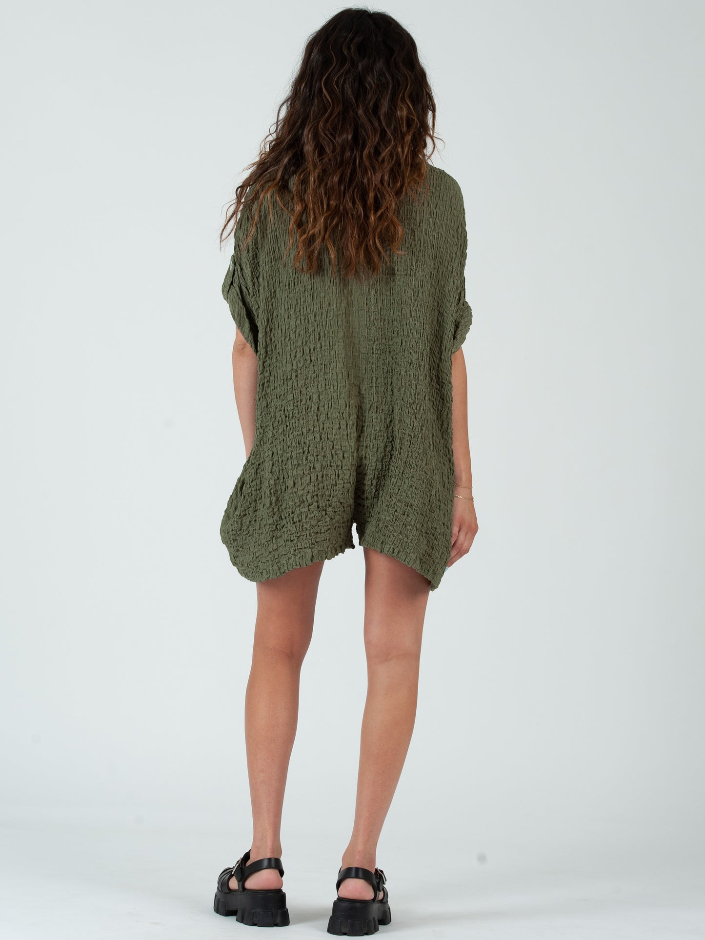 GREEN ROMPER