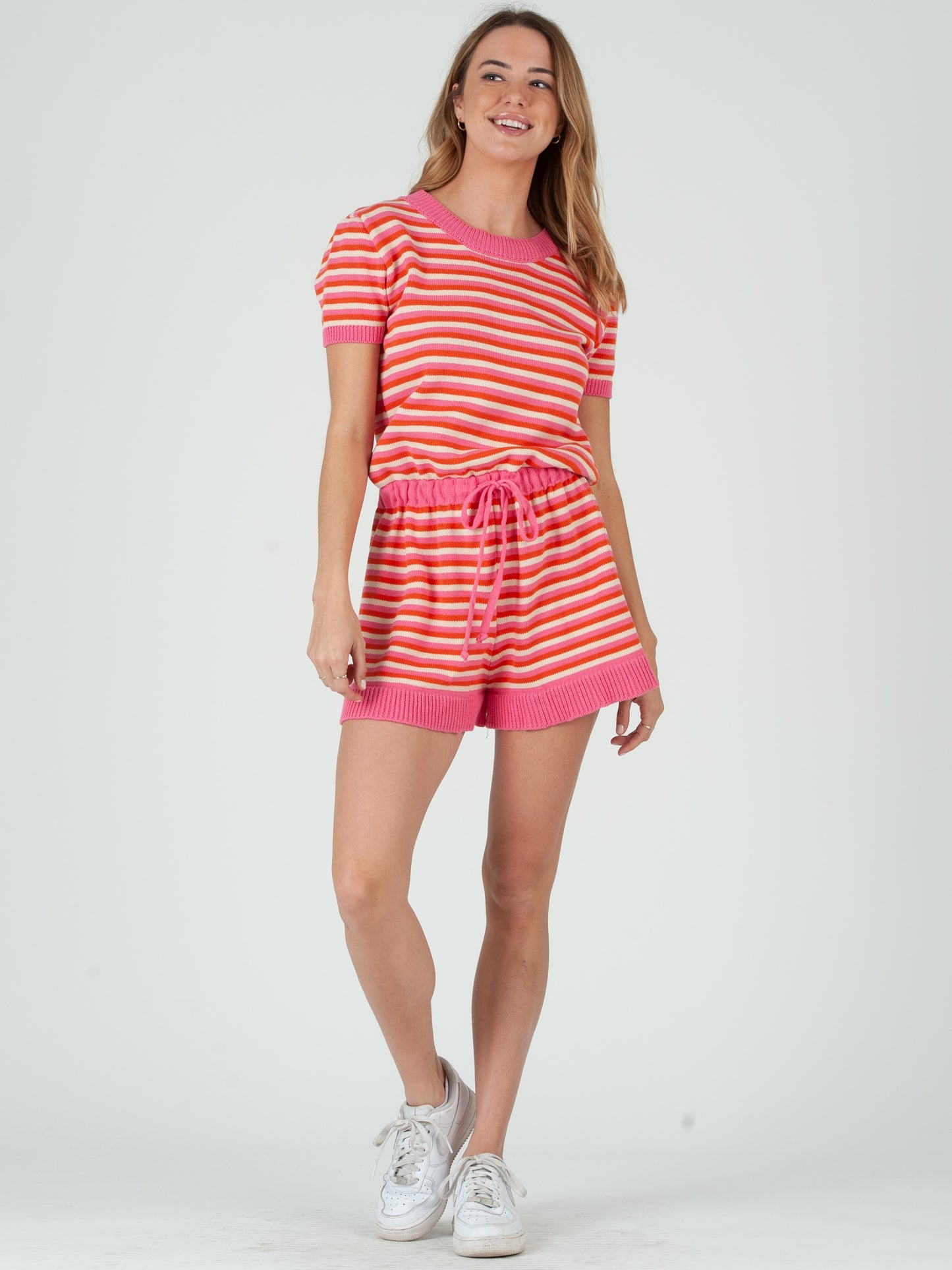 MULTISTRIPED ROMPER