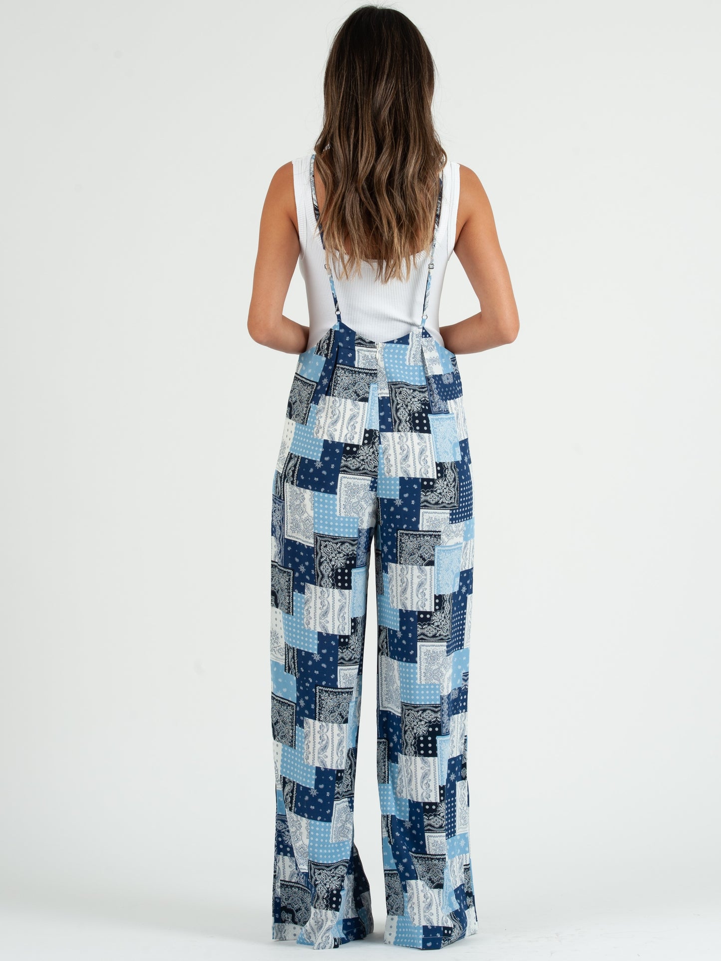 JORDAN JUMPSUIT-BLUE PATCH