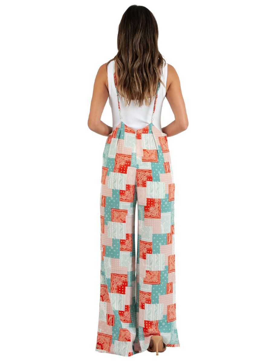 JORDAN JUMPSUIT-CORAL PATCH