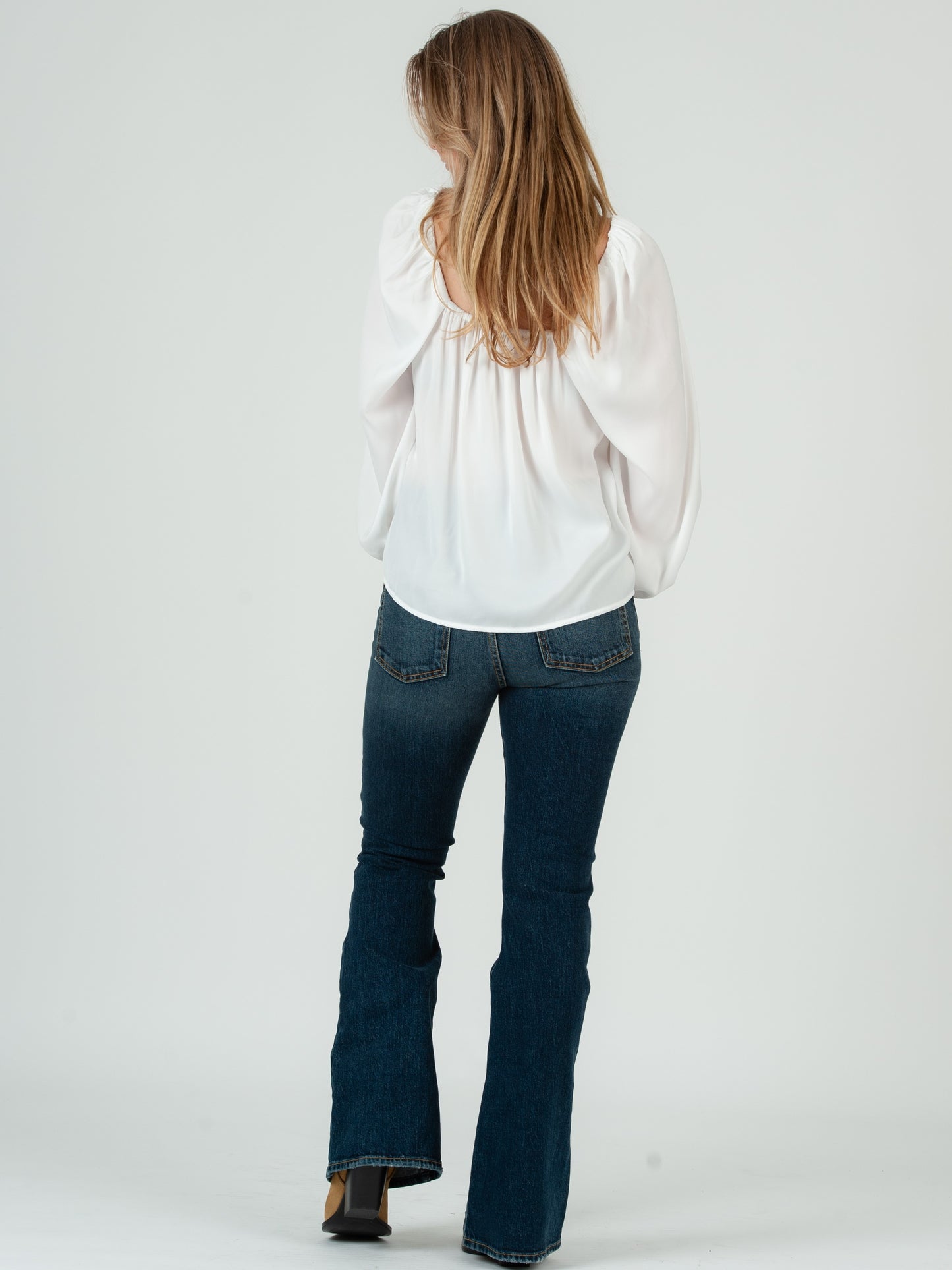 Women's Satin Sweetheart Blouse