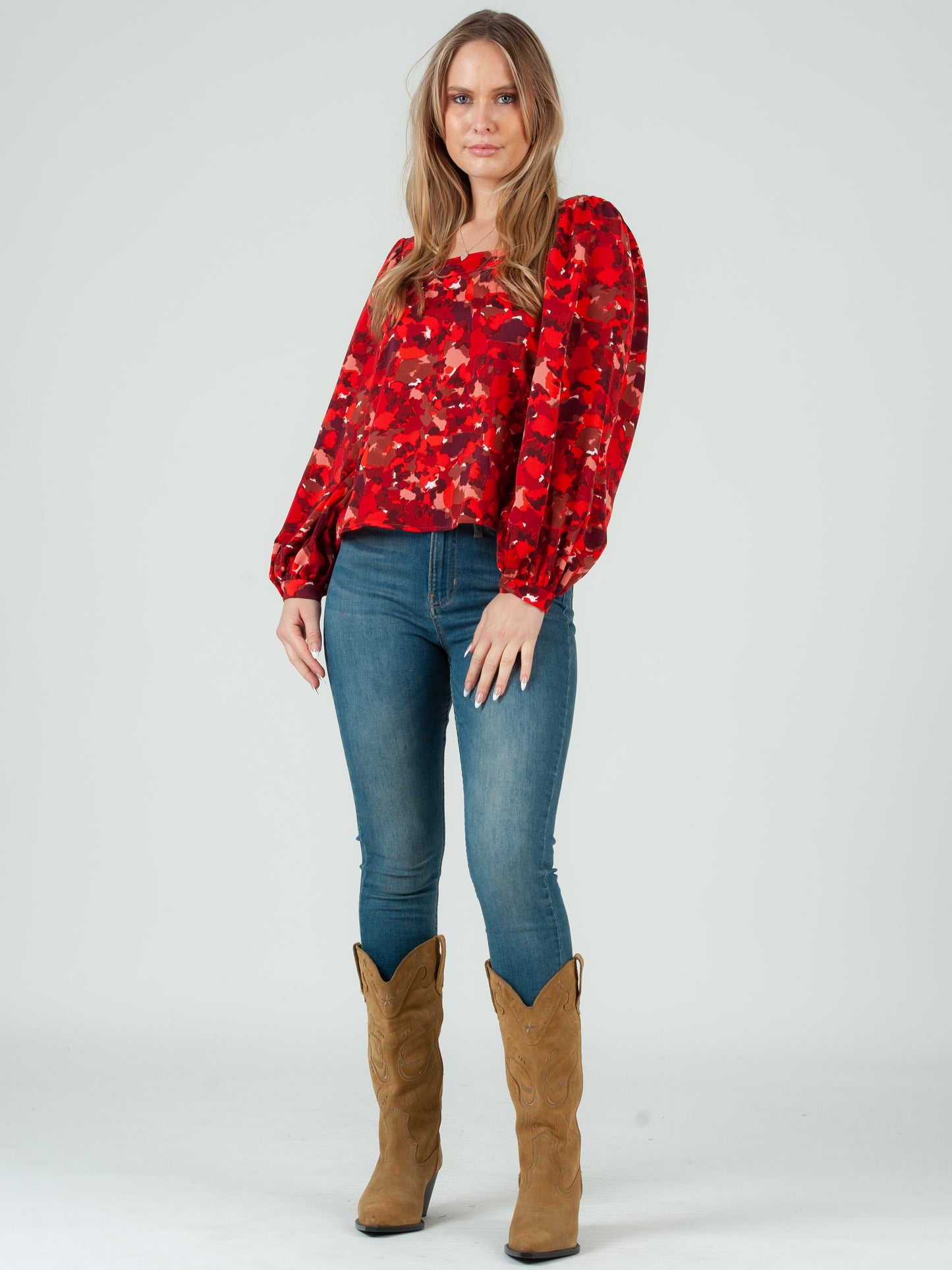 Women's Abstract Printed Blouse