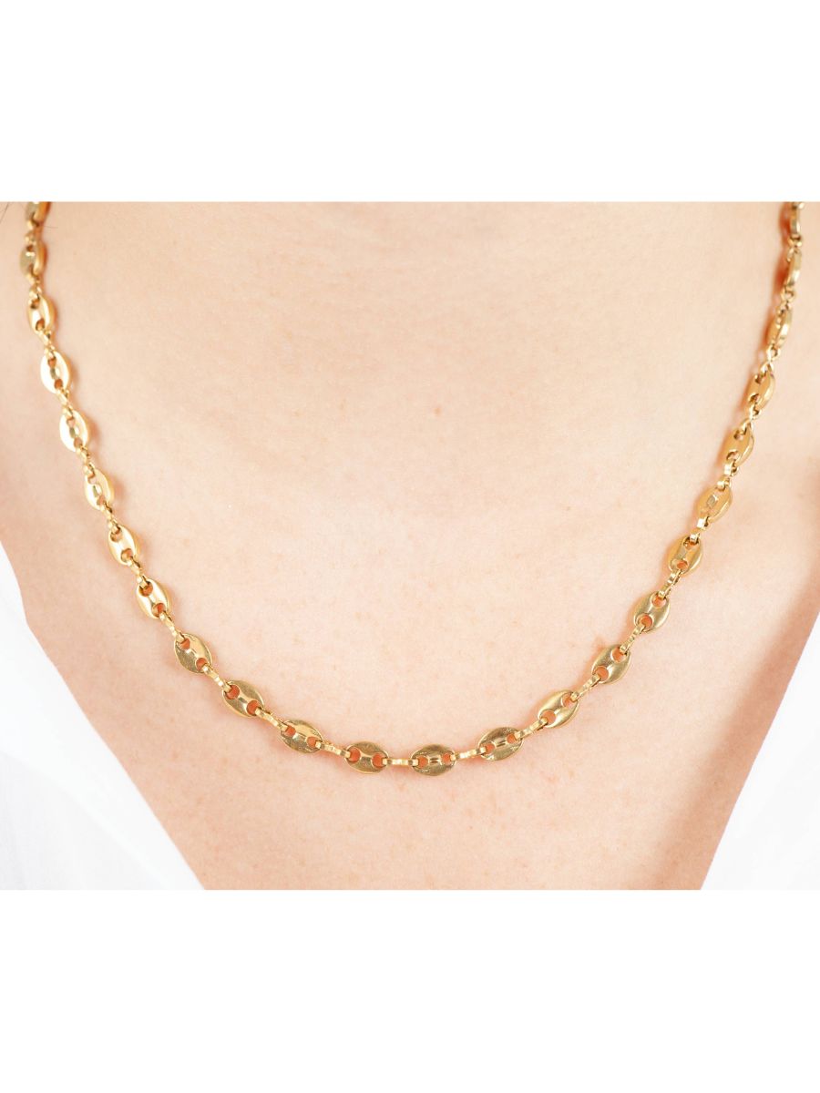 BUTTONLINK CHAIN NECKLACE