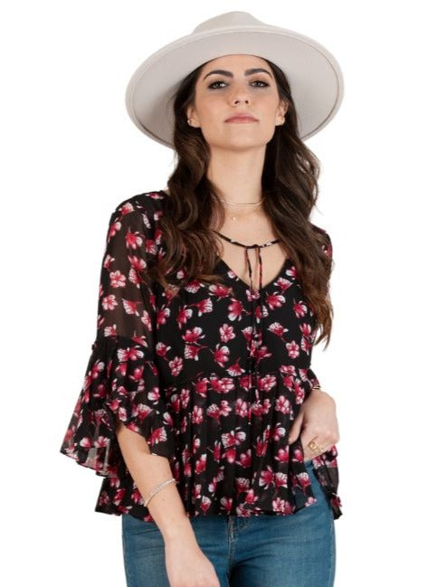 Women's Floral Print Blouse