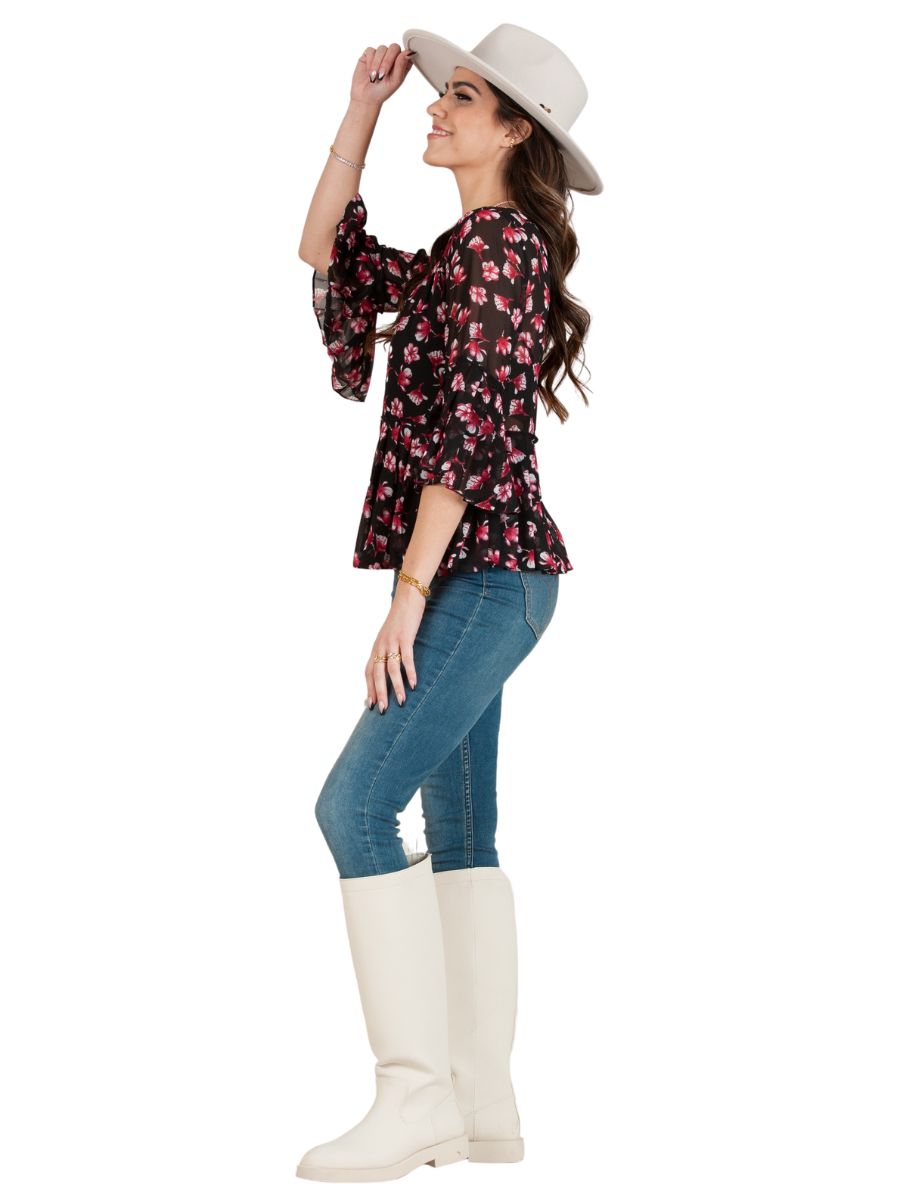 Women's Floral Print Blouse