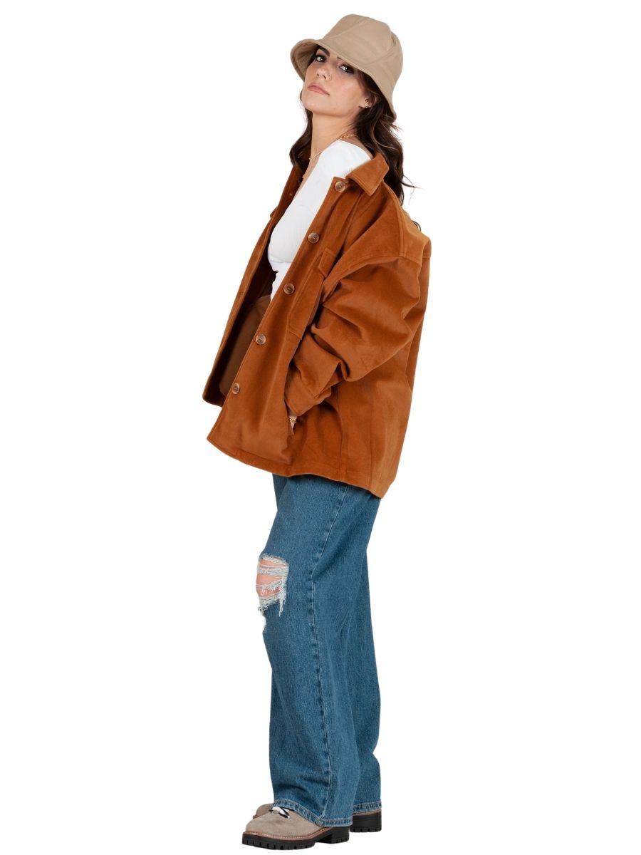 Women's Solid Shacket