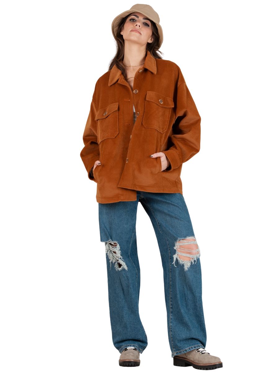Women's Solid Shacket