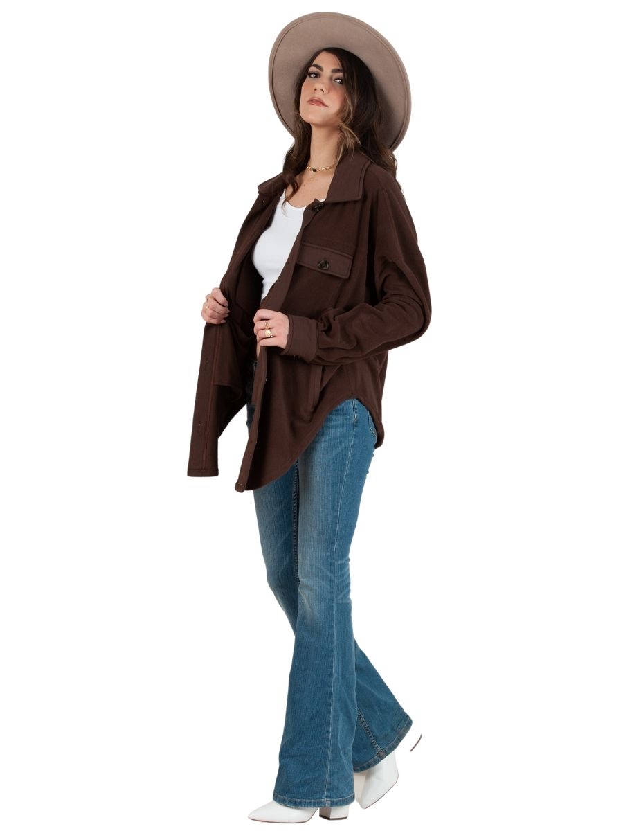 CALLIE SLOUCHY SHACKET-CACAO