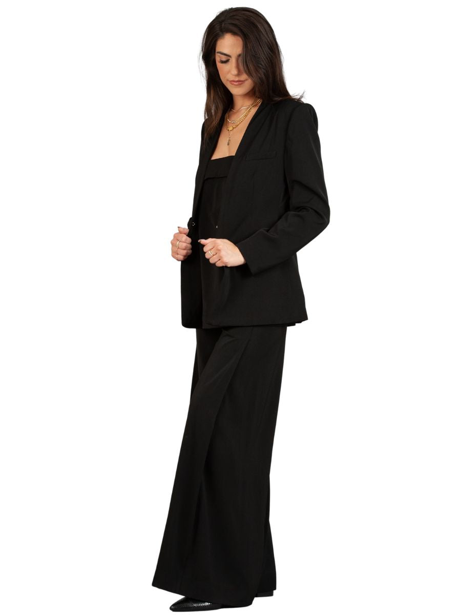 IRIS WIDE LEG PANT-NOIR