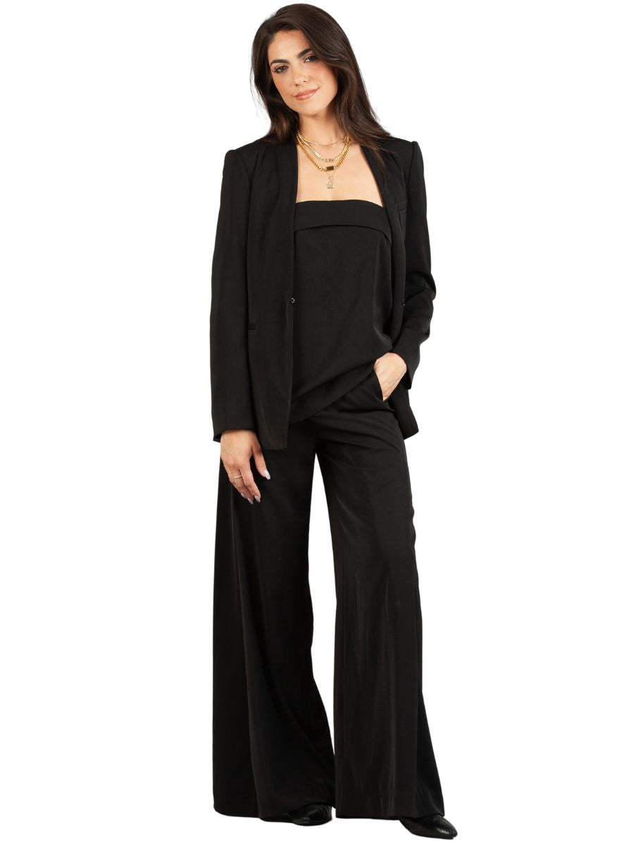 IRIS WIDE LEG PANT-NOIR