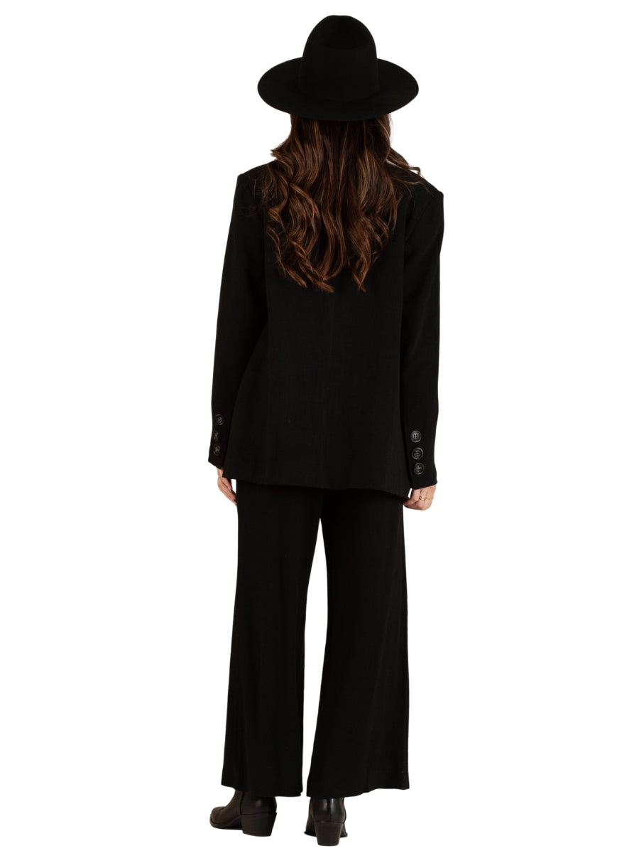 FLYNN BLAZER-BLACK