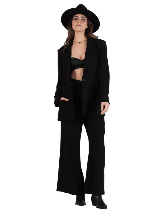 FLYNN BLAZER-BLACK