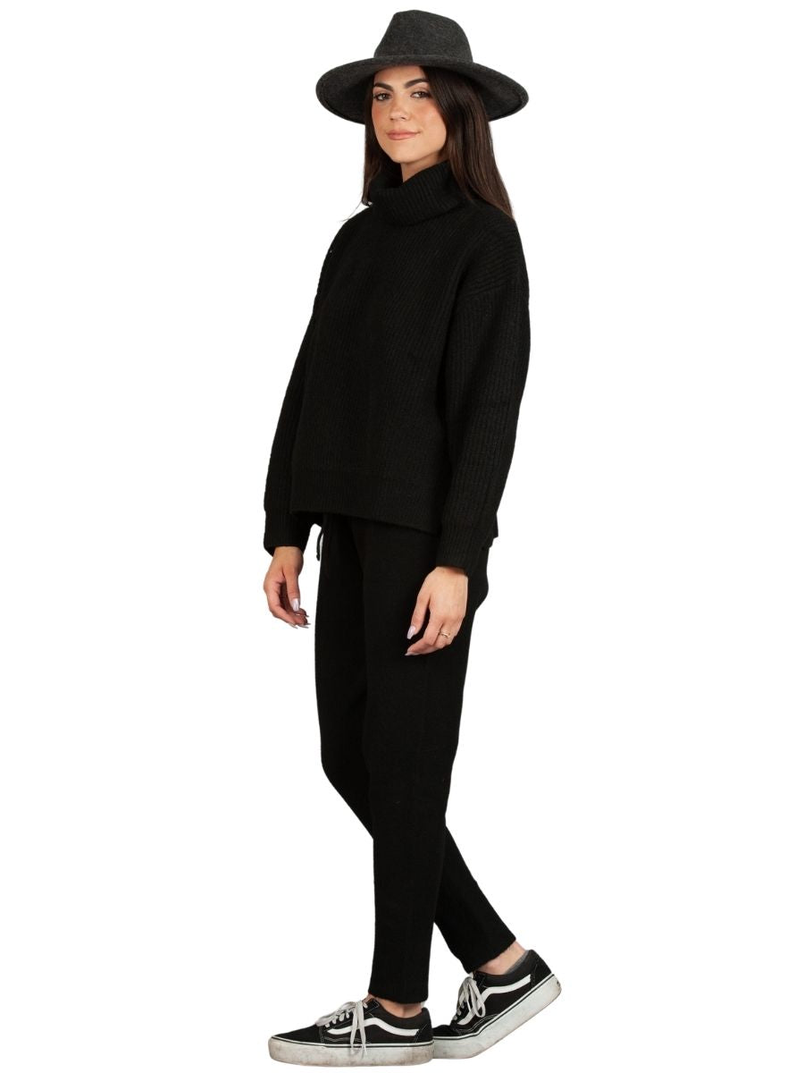 BRIDGET SWEATER JOGGER-BLACK
