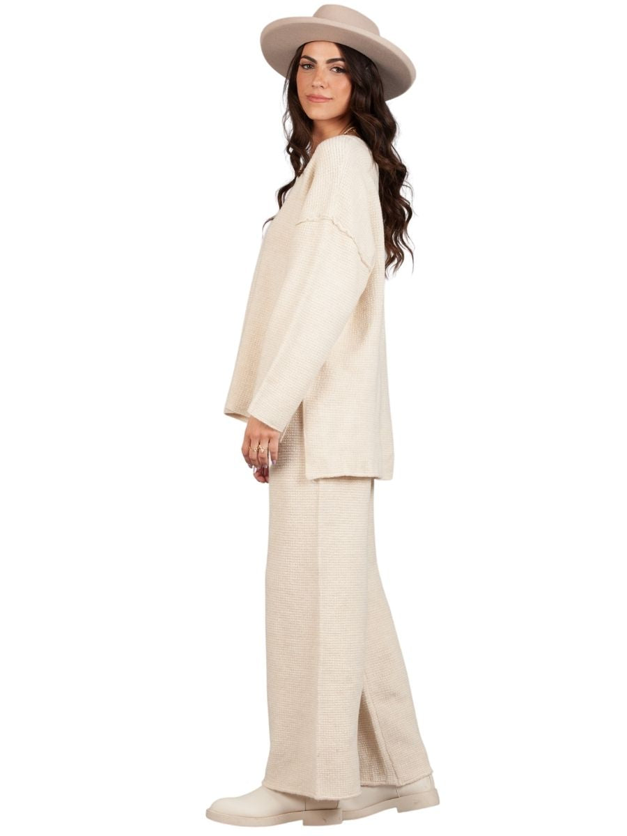 RHYE SWEATER PANTS-WARM VANILLA