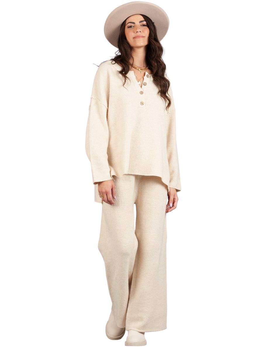 RHYE SWEATER PANTS-WARM VANILLA