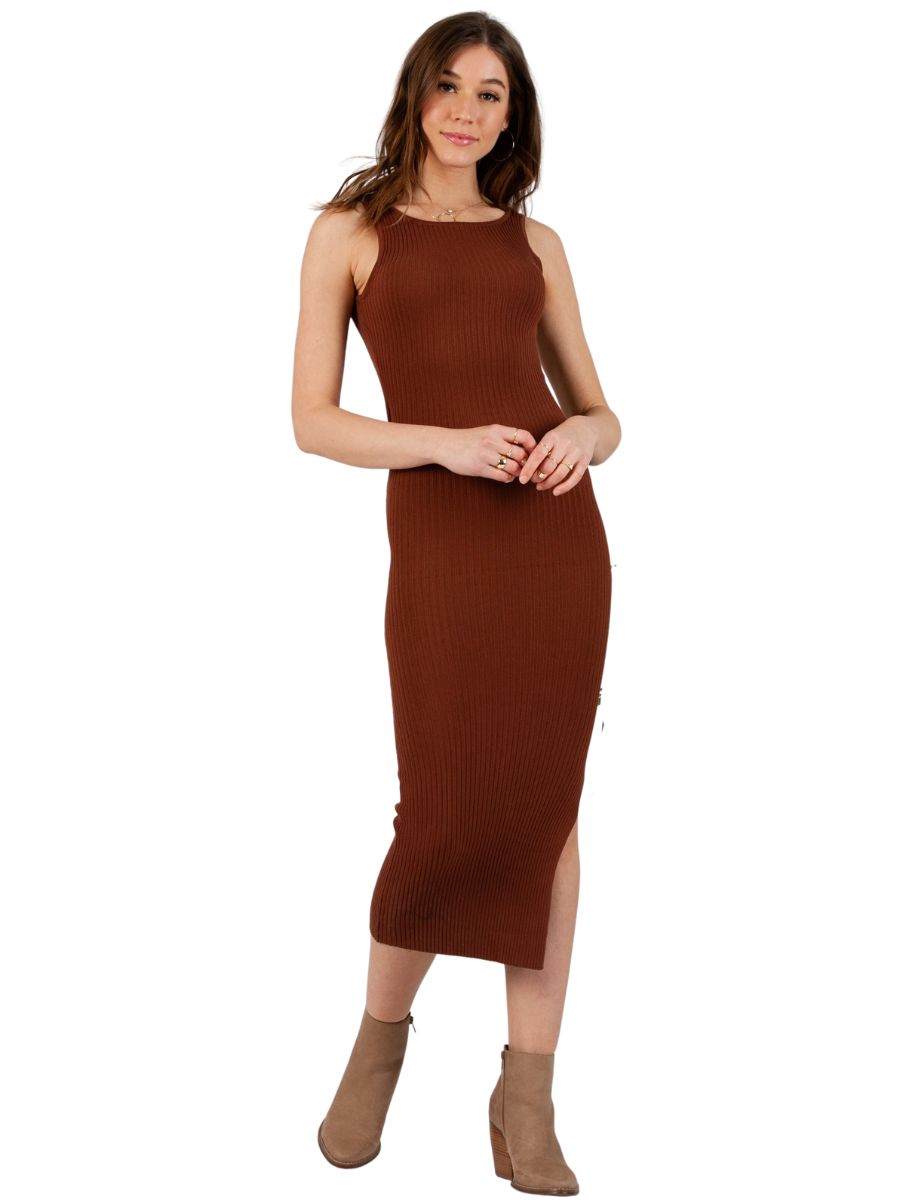 BRODY KNIT DRESS-SIENNA
