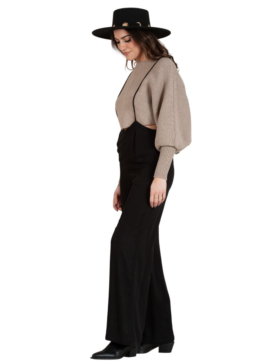 JORDAN JUMPSUIT-BLACK