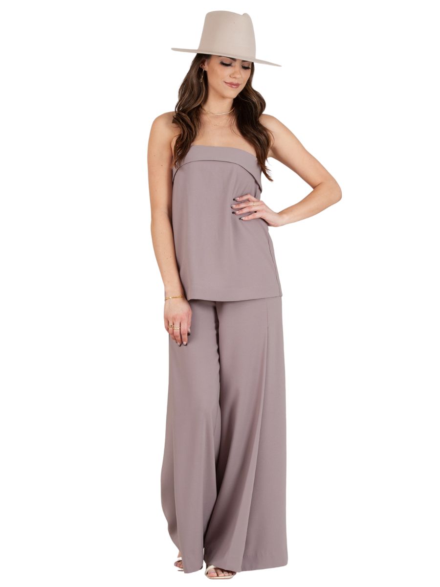 IRIS WIDE LEG PANT-WISTERIA