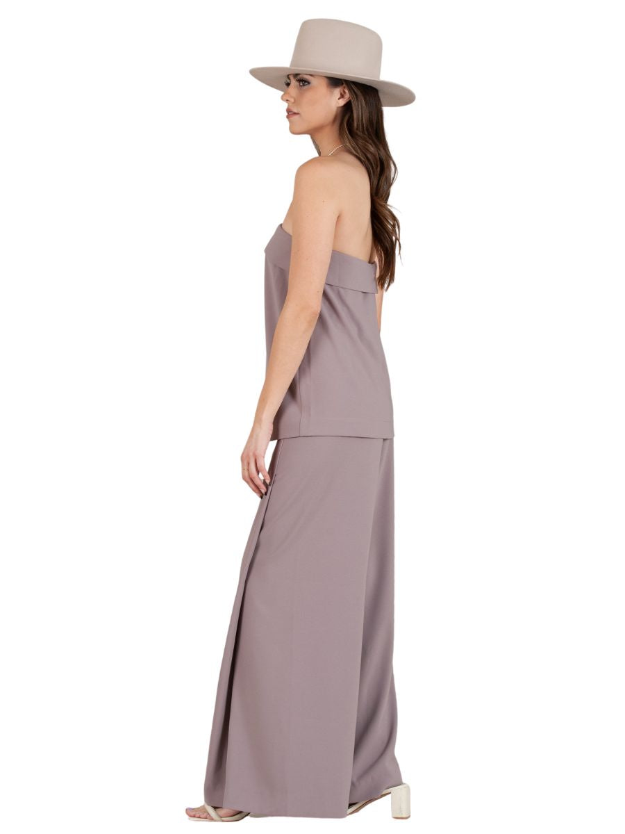 IRIS WIDE LEG PANT-WISTERIA