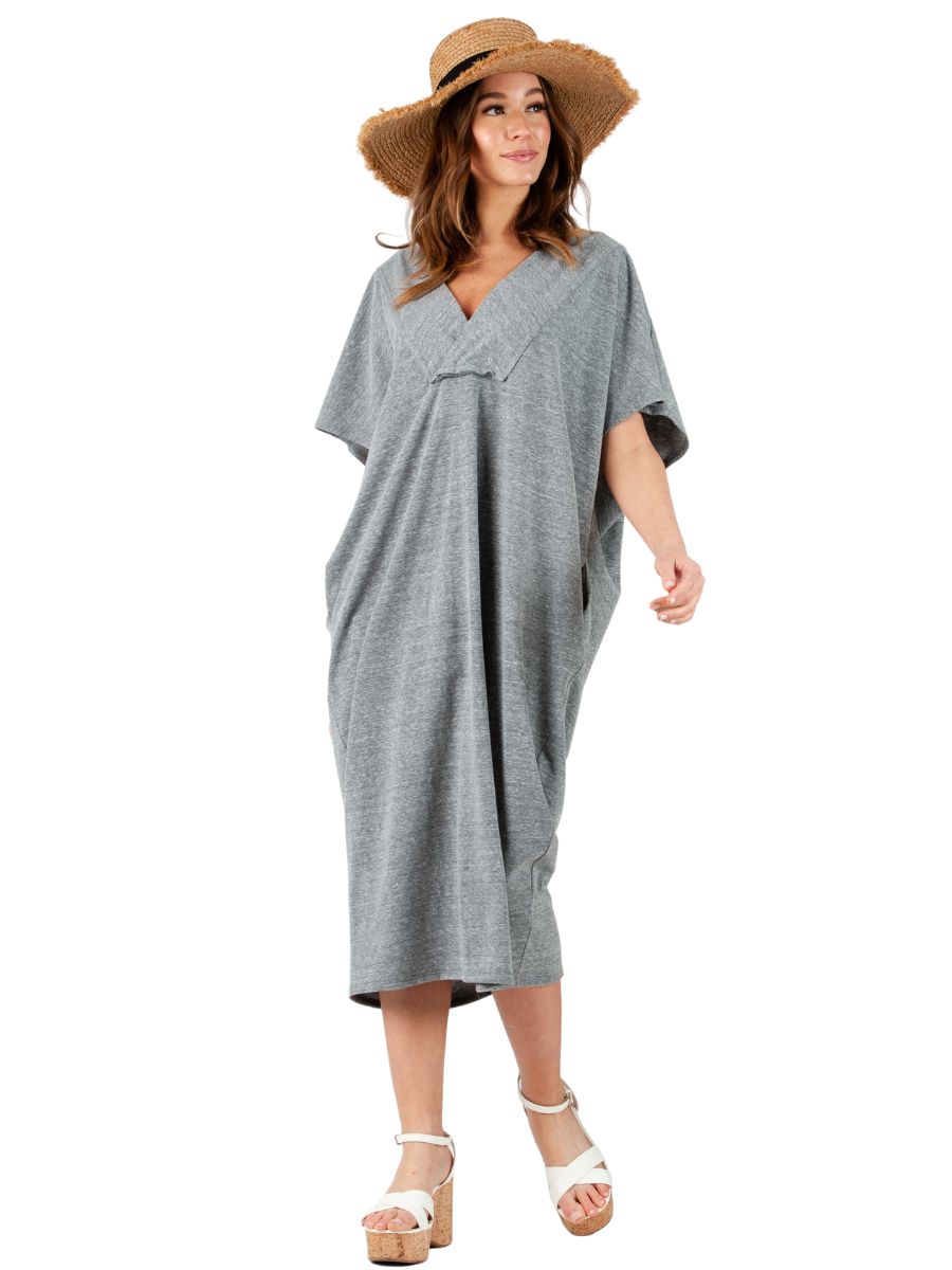 grey knit maxi dress Fine Knitted Maxi Dress - Christmas Dresses - Grey