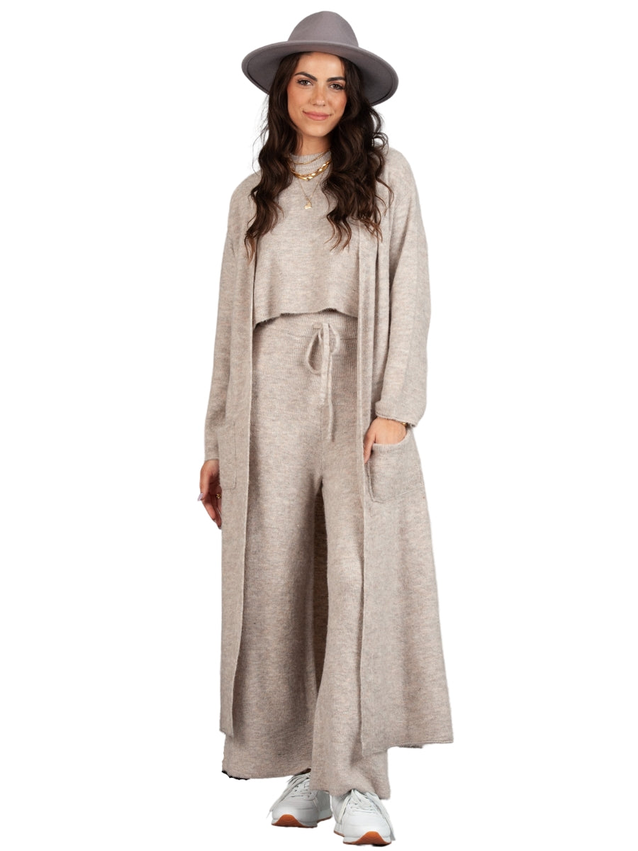 AVERY SWEATER PANTS-BLUSH SNOW