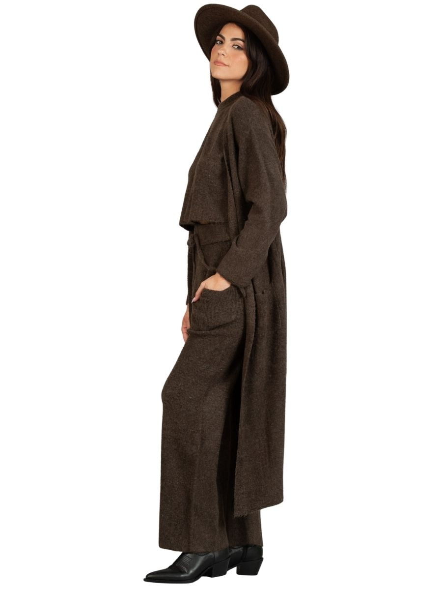 AVERY SWEATER DUSTER-CACAO