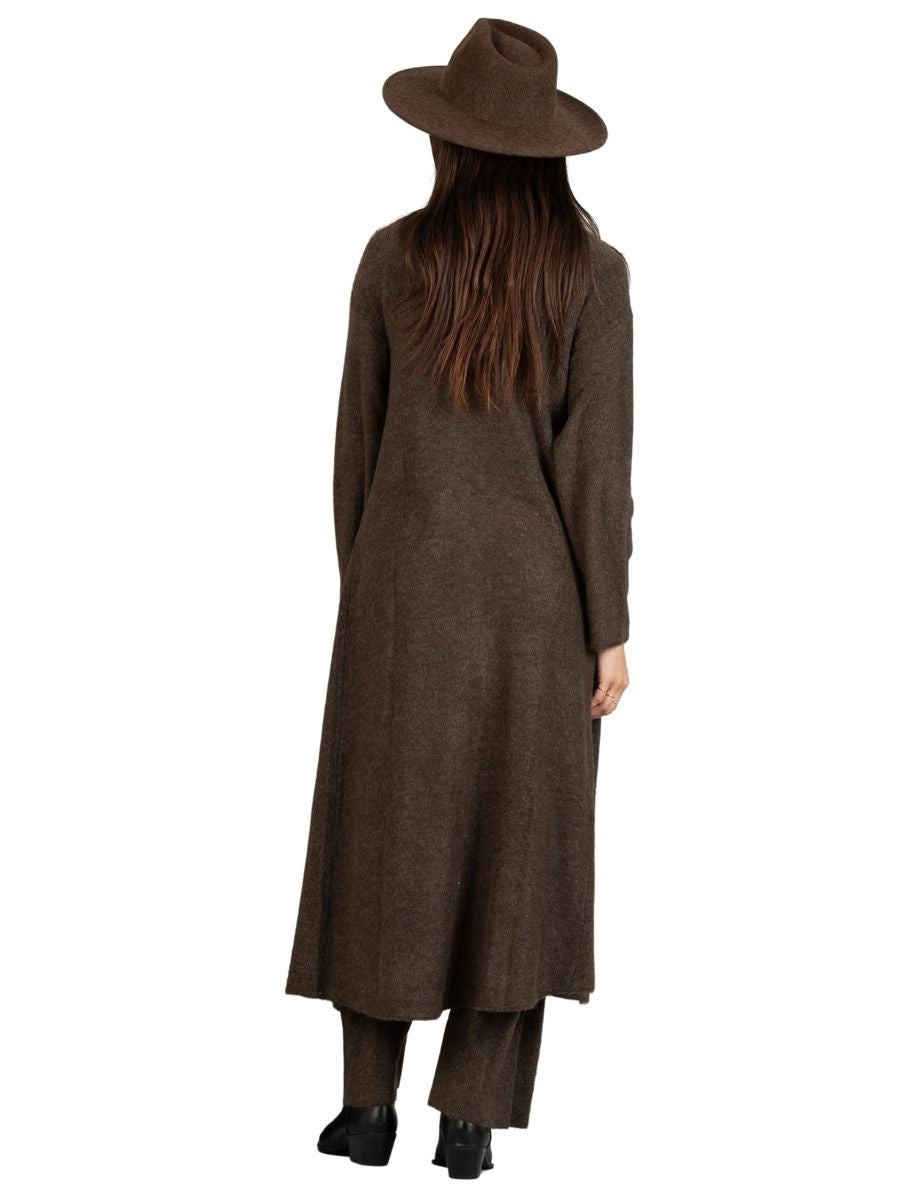 AVERY SWEATER DUSTER-CACAO
