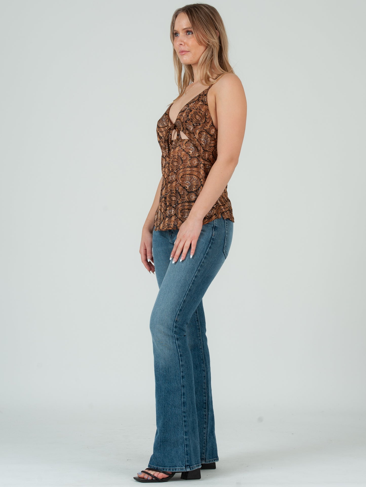 PRINTED CAMI TOP