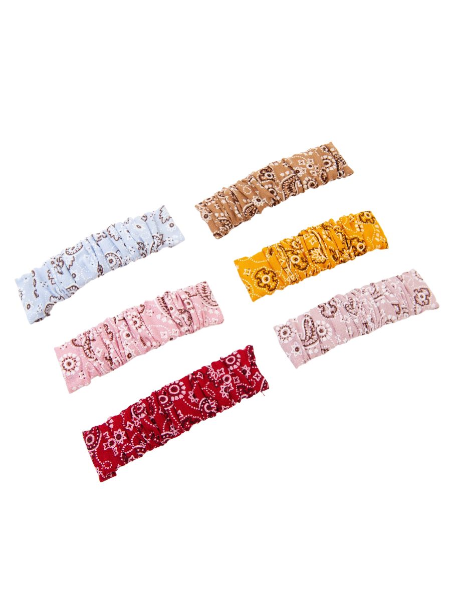 CLASSIC BANDANA ACCORDIAN HAIR CLIP
