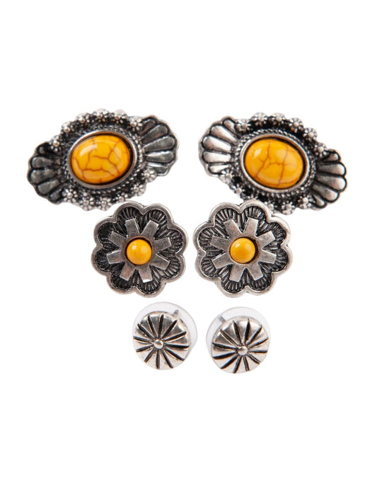 CITLALI EARRINGS-SET OF 3