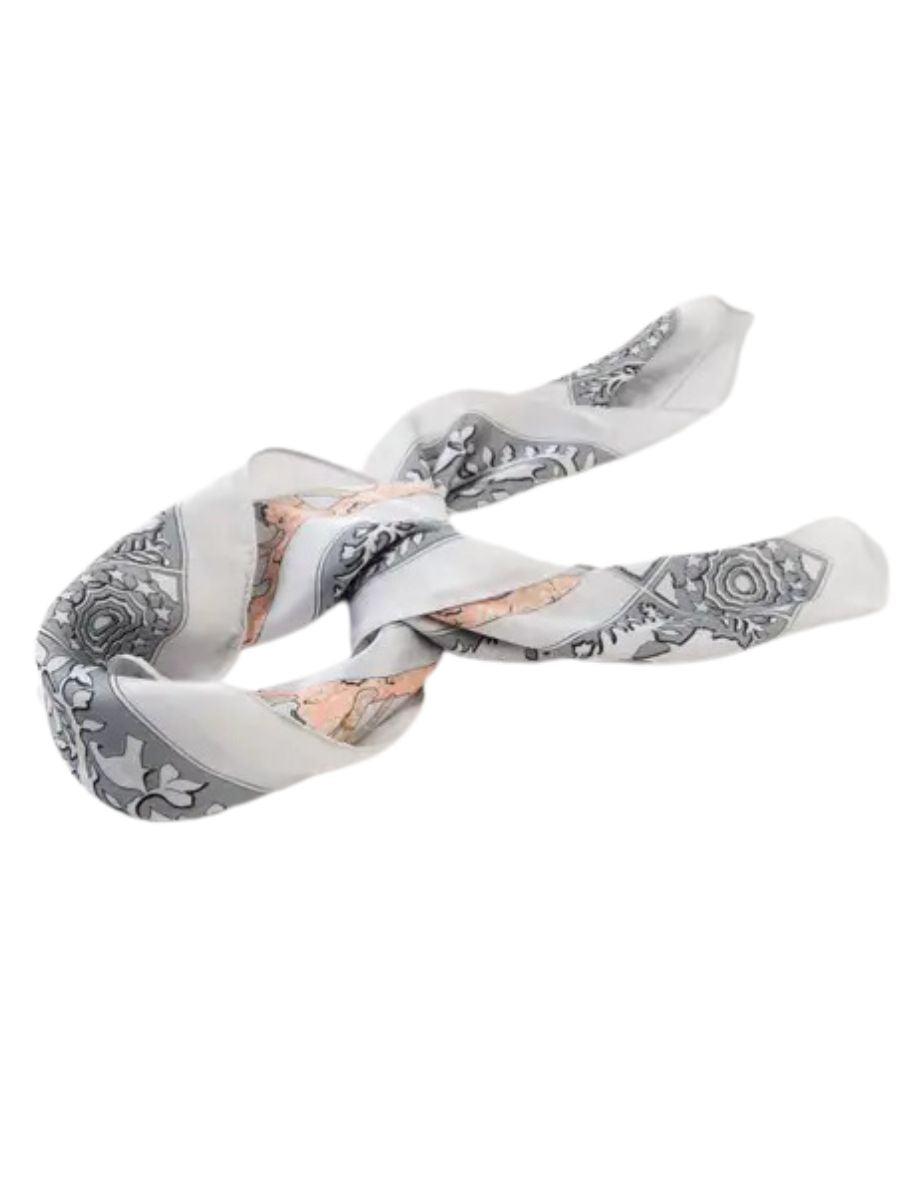 ZOOTOPIA SILKY SCARF/TOP-SILVER