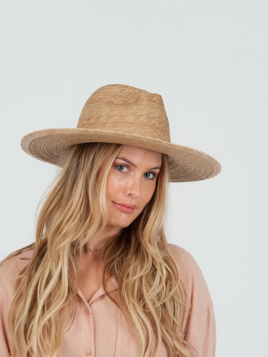 Women's Straw Wide Brim Panama Hat