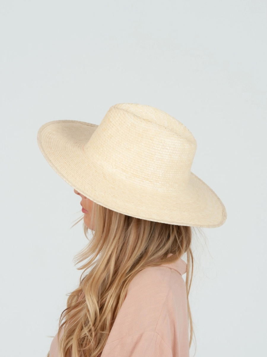 Women's Straw Wide Brim Panama Hat