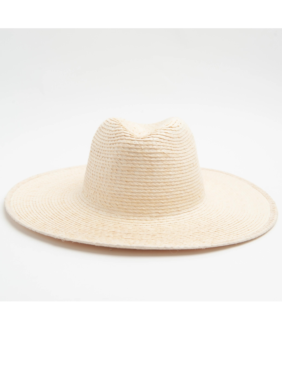 Women's Straw Wide Brim Panama Hat