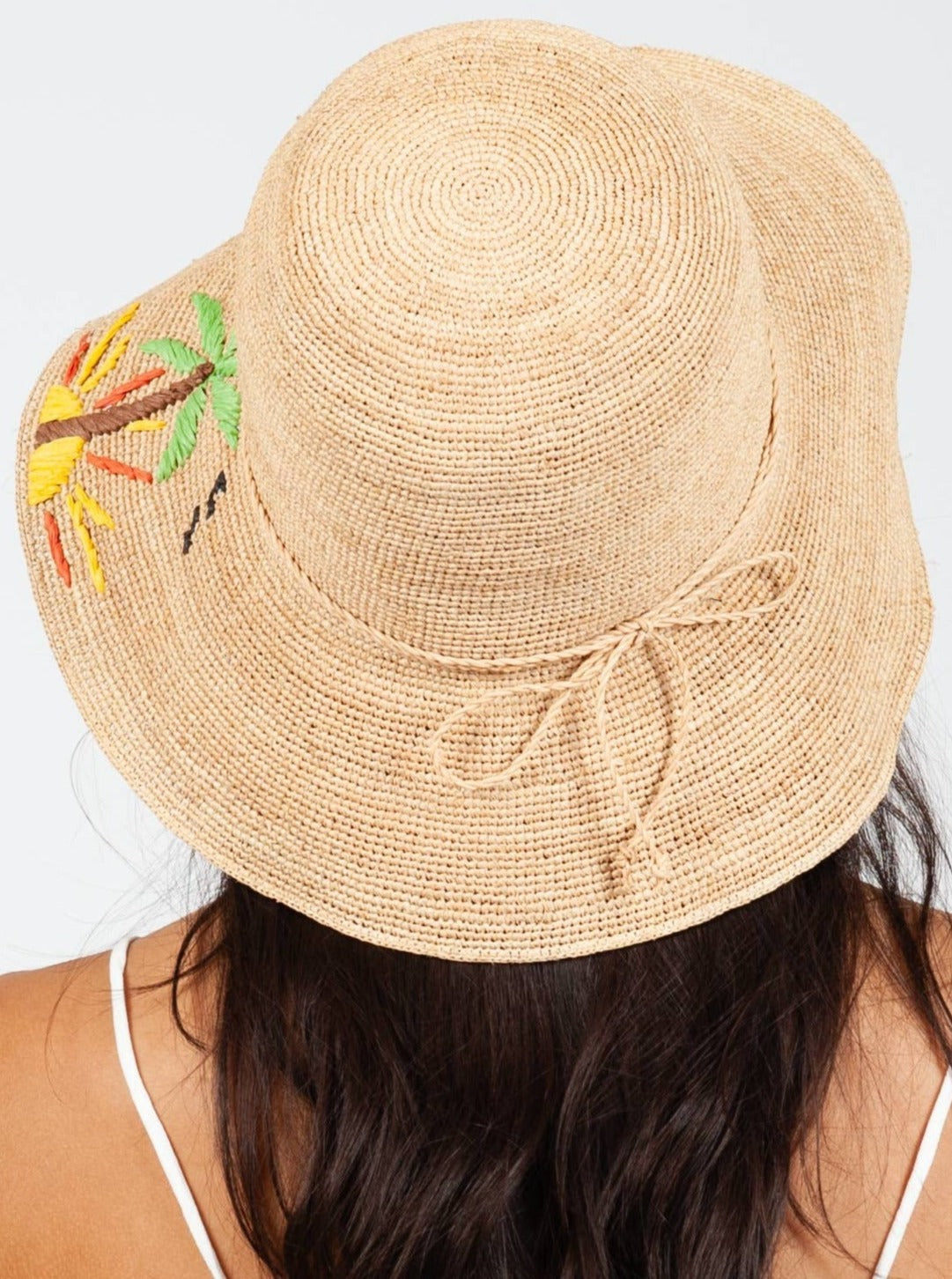 CRAFT HAND CROCHET HAT-TROPICAL MOTIF